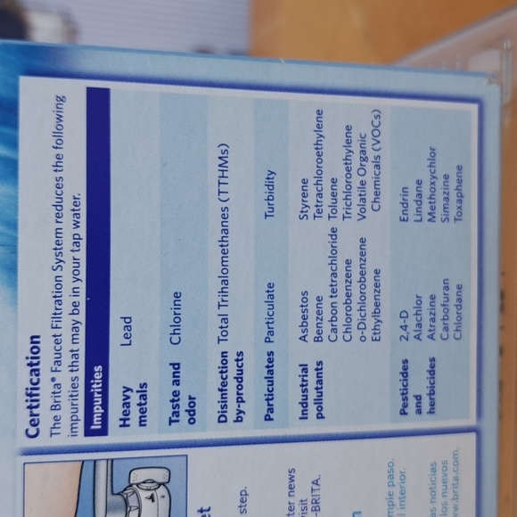 2 Brita on tap water faucet filter system universal 1 replacement fiter white - Picture 4 of 9